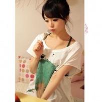 新款春夏韩版女装大树卡通品质短袖宽松T恤